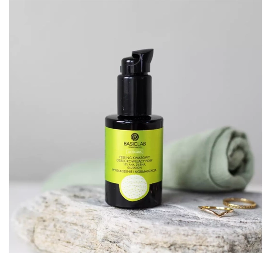 BASICLAB ACIDUMIS SÄUREPEELING FÜR PORENENTBLOCKUNG NACHT 30ML