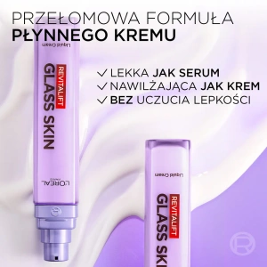 L'Oréal Paris Revitalift Filler Glass Skin leichte Gesichtscreme 50 ml