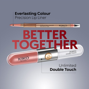   KIKO Milano Unlimited Double Touch Zweiteiliger Flüssiglippenstift 105 Scarlet Red 2x3ml