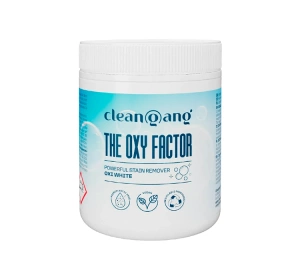 Cleangang The OXY-Factor Fleckenentferner in Pulverform für weiße Wäsche, 500 g