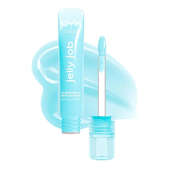 Kliknij na zdjęcie, aby je powiększyć NYX Professional Makeup Jelly Job Lipgloss mit Glass-Effekt 02 Jelly Frost 7,5 ml