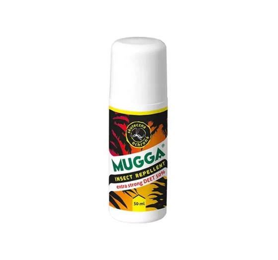 MUGGA EXTRA STRONG DEET 50% ROLL-ON GEGEN MÜCKEN UND ZECKEN 50ML