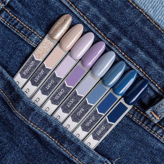 Claresa Denim Hybrid-Nagellack „Skirt“, 5 g