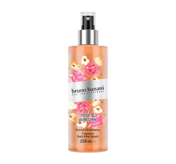 Kliknij na zdjęcie, aby je powiększyć Bruno Banani Sweet Fantasy Rose & Popcorn Körperspray 250 ml