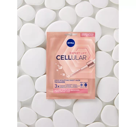 NIVEA Cellular Expert Lift kühlende und modellierende Tuchmaske 1 Stück