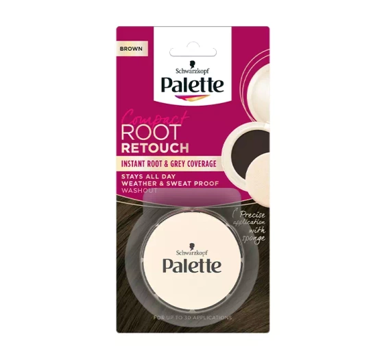 Palette kompakter Ansatz-Korrekturpuder Braun 3g