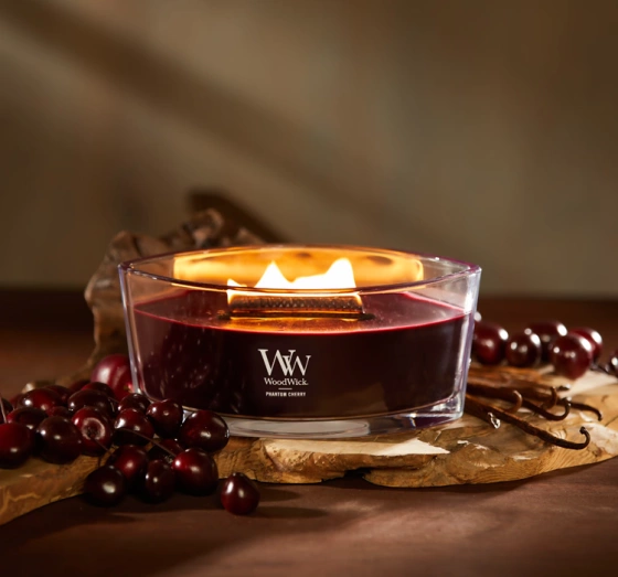 Woodwick Elipse Jar Candle Duftkerze Phantom Cherry 453,6 g
