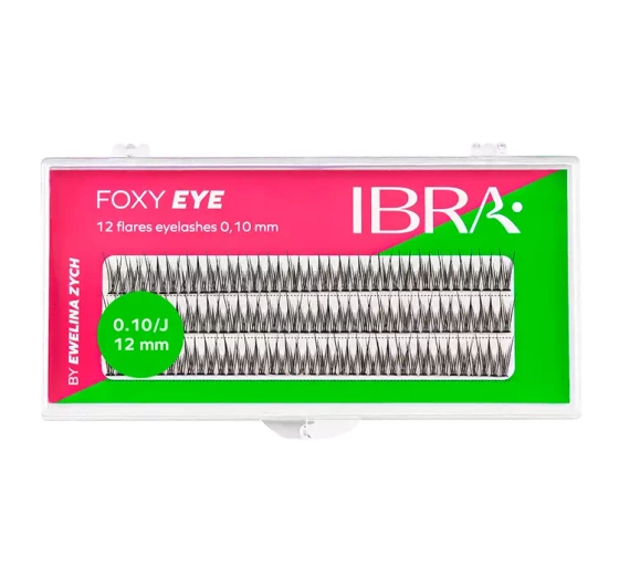 Kliknij na zdjęcie, aby je powiększyć IBRA FOXY EYE KÜNSTLICHE WIMPERNBÜSCHEL SCHWARZ 12 MM