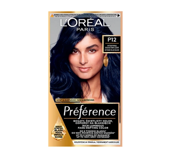 Kliknij na zdjęcie, aby je powiększyć LOREAL RECITAL PREFERENCE HAARFARBE P 12