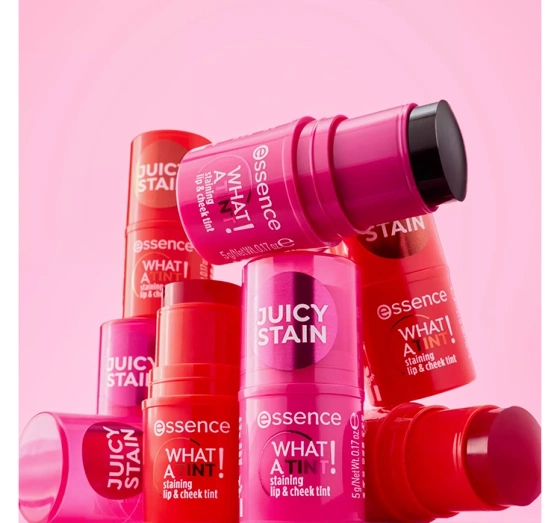 Essence What a Tint! Lippen- und Wangen-Tint-Stick 10 Raspberry Vibes 5 g