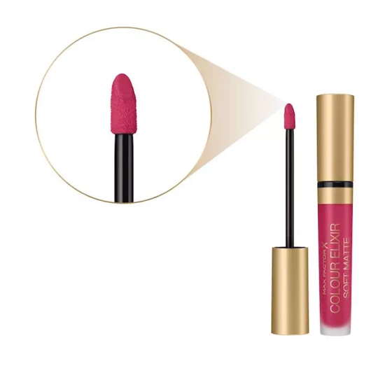 MAX FACTOR COLOUR ELIXIR SOFT MATTE FLÜSSIGER LIPPENSTIFT 040 SOFT BERRY 4ML