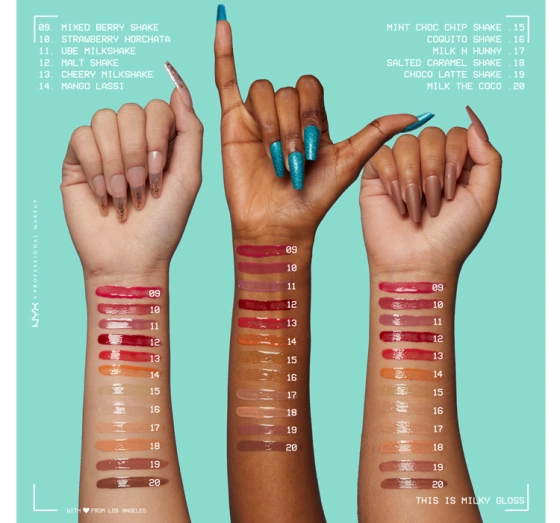 NYX Professional Makeup This Is Milky Lipgloss 19 Choco Latte Shake 4 ml