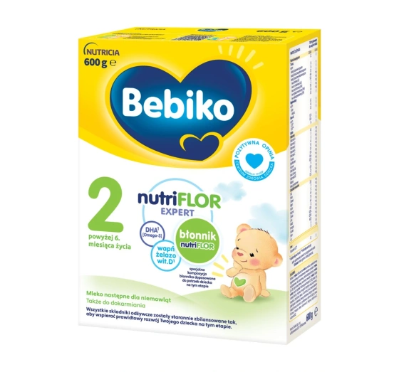 Bebiko NutriFlor Expert 2 Folgemilch für Säuglinge nach dem 6. Monat 600g 