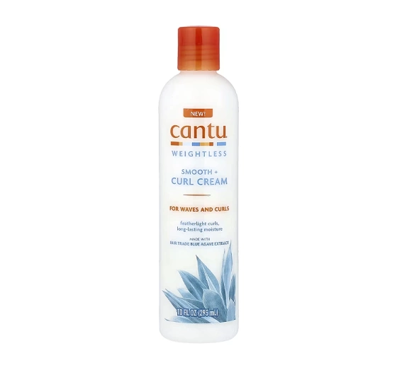 Cantu Weightless Smooth + Curl Cream Glättende Creme zur Definition von Locken und Wellen 295 ml
