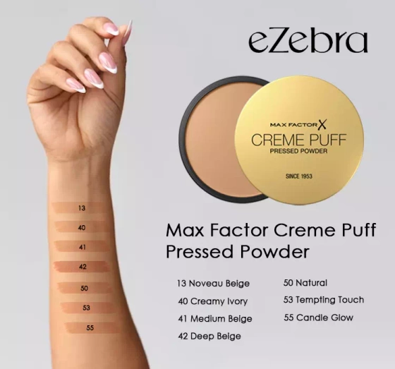 MAX FACTOR CREME PUFF PUDER 81 TRULY FAIR 14G