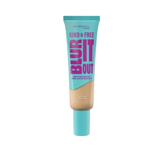 Rimmel Kind & Free Blur It Out Leichte mattierende Foundation 103 True Ivory 30ml