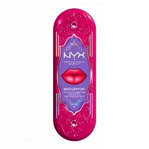 NYX Professional Makeup Bridgerton Royal Treasures Lip Kit 05 Lippen-Make-up-Set Royal Butter Gloss Cherry Courtship 8 ml + Royal Lip Liner Berry of the Ball 0,33 g