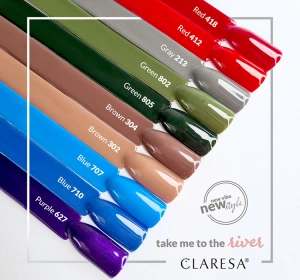 Claresa Hybrid-Nagellack Red 418 5 g