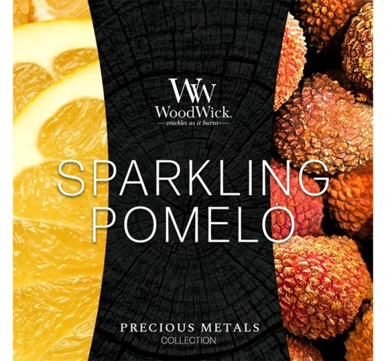 Kliknij na zdjęcie, aby je powiększyć Woodwick Medium Jar Candle Duftkerze Sparkling Pomelo 275 g