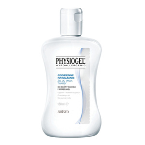 Physiogel Hypoallergenic Daily Moisture – Gesichtsreinigungsgel für trockene und empfindliche Haut, 150 ml