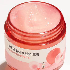 Round Lab Camellia Deep Collagen Firming Cream – straffende Gesichtscreme mit Kollagen, 50 ml