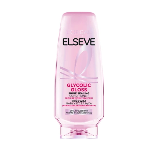 Kliknij na zdjęcie, aby je powiększyć L'Oréal Paris Elseve Glycolic Gloss Pflegespülung für glanzlose Haare 200 ml