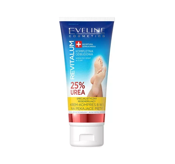 Kliknij na zdjęcie, aby je powiększyć EVELINE REVITALUM CREME FÜR RISSIGE FERSEN 100 ML
