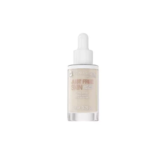 BELL HYPOALLERGENIC JUST FREE SKIN LIGHT LIQUID CONCEALER LEICHTER AUGEN-CONCEALER 01 IVORY