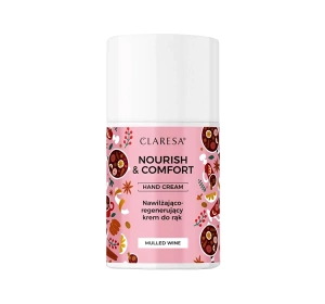 Claresa Nourish & Comfort Feuchtigkeitsspendend-regenerierende Handcreme Mulled Wine 48 g