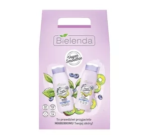 Bielenda Vegan Smoothie Blueberry & Kiwi Kosmetikset Duschgel + Körperlotion