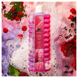 AVON SENSES BUBBLE BATH BADEZUSATZ RASPBERRY DELIGHT 1000ML 