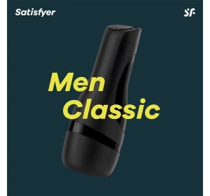 SATISFYER MEN CLASSIC BLACK MASTURBATOR FÜR MÄNNER