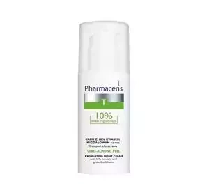 Pharmaceris T Sebo Almond Peel Nachtcreme mit 10 % Mandelsäure, 50 ml