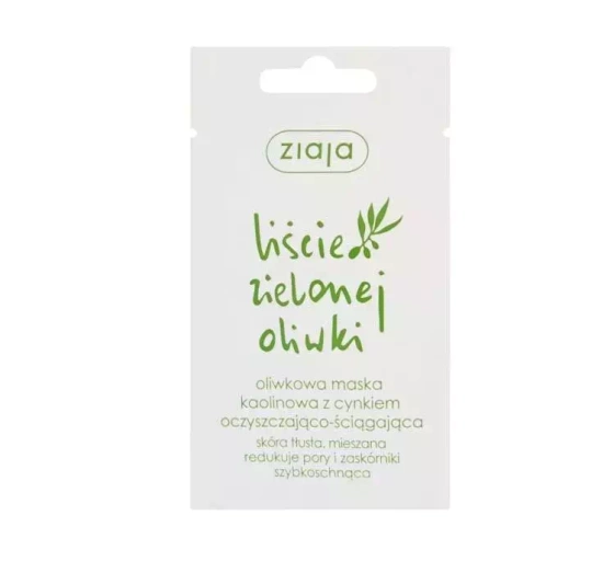 Ziaja Liście Zielonej Oliwki Oliven-Kaolinmaske mit Zink 7ml