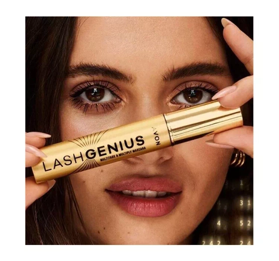 Kliknij na zdjęcie, aby je powiększyć Avon 5in1 Lash Genius Wimperntusche Blackest Black 10 ml