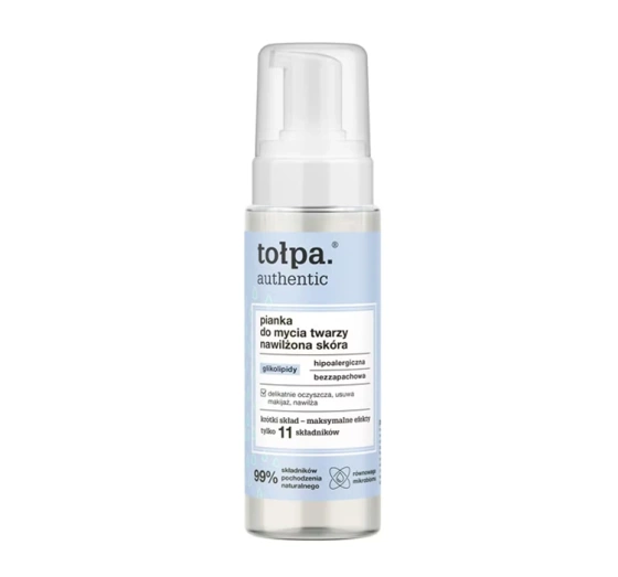 Tołpa Authentic Feuchtigkeitsspendender Reinigungsschaum für Gesicht 150ml