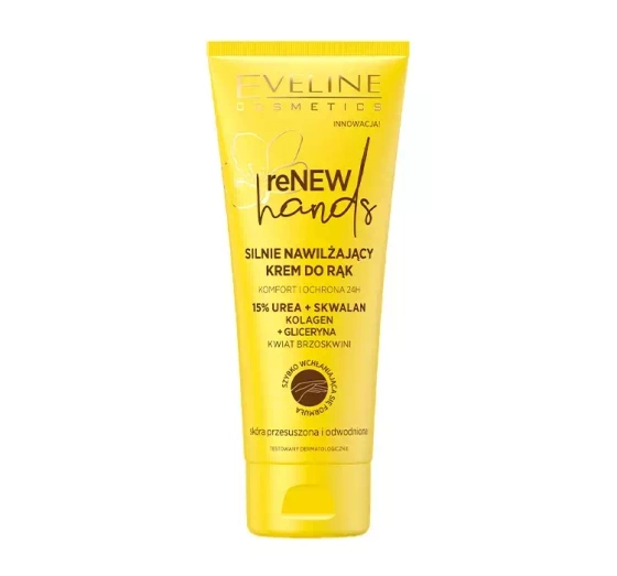 Kliknij na zdjęcie, aby je powiększyć EVELINE RENEW HANDS STARK FEUCHTIGKEITSSPENDENDE HANDCREME 75ML