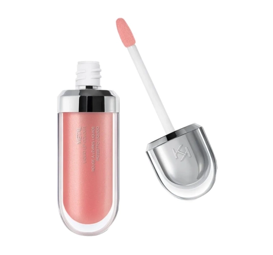 Kliknij na zdjęcie, aby je powiększyć KIKO Milano Metal Liquid Lip Colour Metallischer Flüssiglippenstift 01 Rosy Nude 6,5g