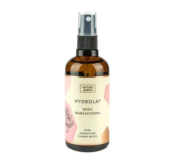Kliknij na zdjęcie, aby je powiększyć NATURE QUEEN HYDROLAT ROSA DAMASCENA 100 ML