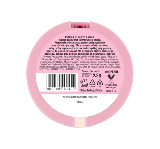 LOVELY AUTHENTIC FIT 2IN1 FOUNDATION IN PUDER 02C PEARL 9,5G