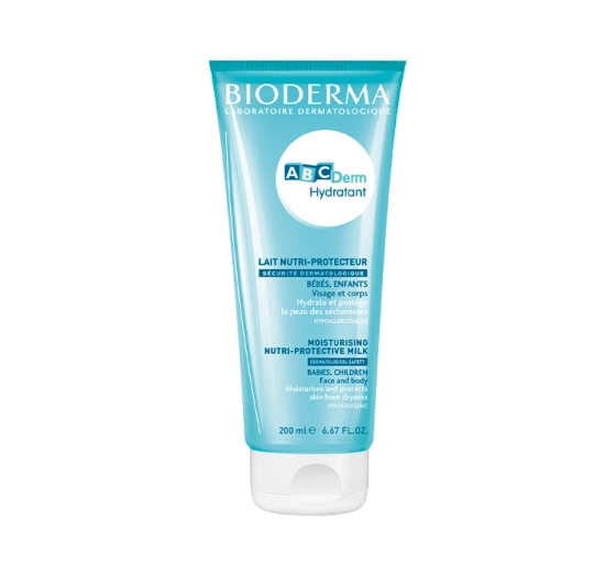 Bioderma ABCDerm Hydratant Milde ultrafeuchtigkeitsspendende Emulsion für Babys und Kindern 200 ml