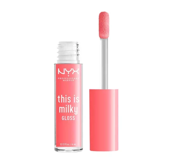 Kliknij na zdjęcie, aby je powiększyć NYX Professional Makeup This Is Milky Lipgloss 05 Moo-dy Peach 4 ml