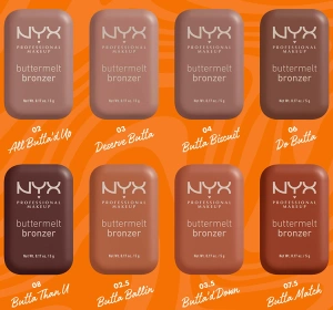 NYX Professional Makeup Buttermelt Bronzer 3.5 Butta'd Down 5 g