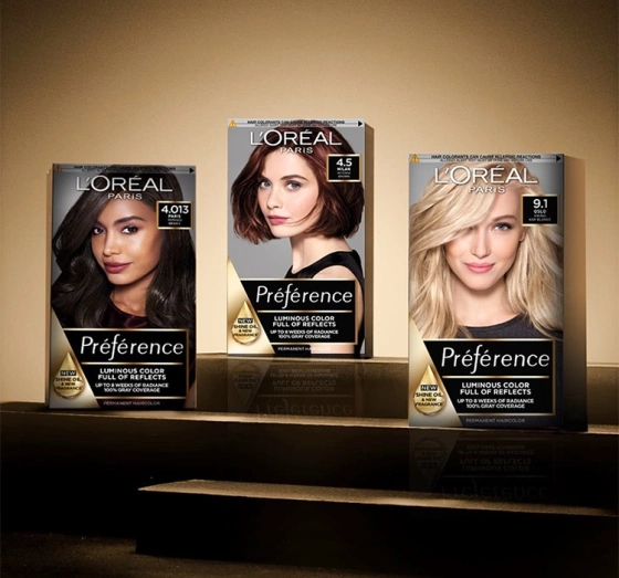 Kliknij na zdjęcie, aby je powiększyć L'Oréal Paris Preference Haarfarbe 7.1 Iceland