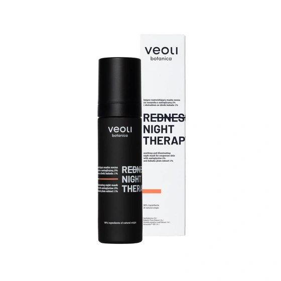 Veoli Botanica Redness Night Therapy Beruhigend-aufhellende Nachtmaske 50 ml
