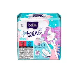 Bella for Teens Ultra Sensitive Slipeinlagen mit Flügeln 10 Stück