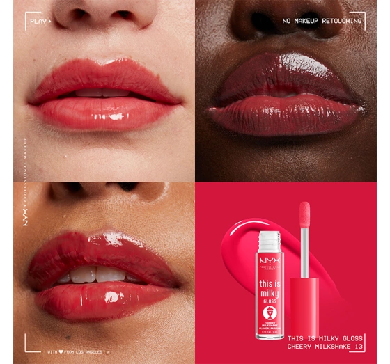 NYX Professional Makeup This Is Milky Lipgloss 13 Cheery Milkshake 4 ml