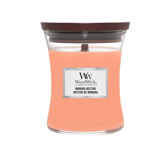 Kliknij na zdjęcie, aby je powiększyć Woodwick Medium Jar Candle Duftkerze Manuka Nectar 275 g