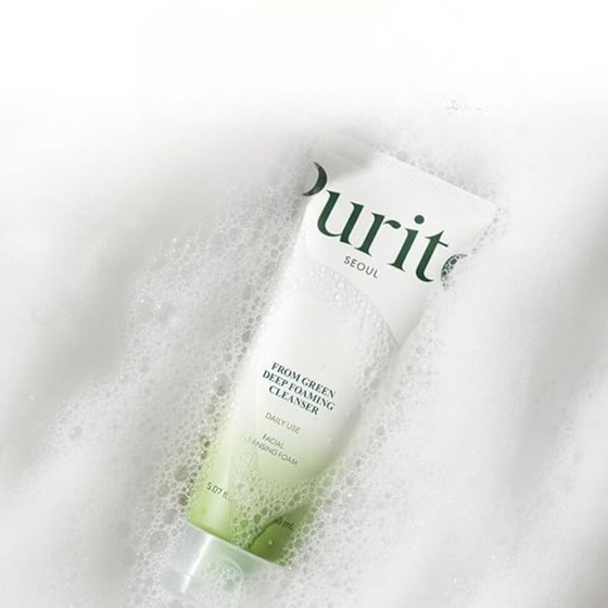 Purito From Green Foaming Cleanser – reinigender Gesichtsreinigungsschaum 150 ml