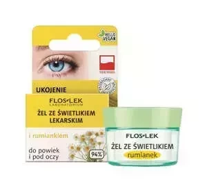 FLOSLEK GEL FÜR AUGEN UND AUF AUGENLIDER AUGENTROST + KAMILLE 10G